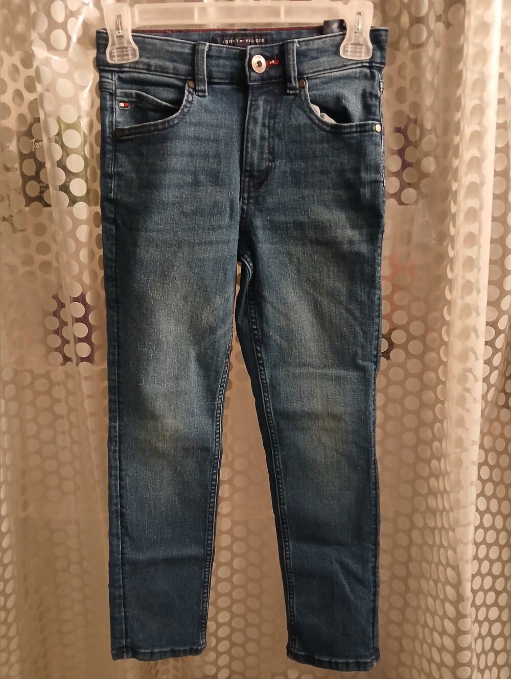 Tommy Hilfiger Boy's 8 Dark Blue Skinny Stretch Jeans. FF#481